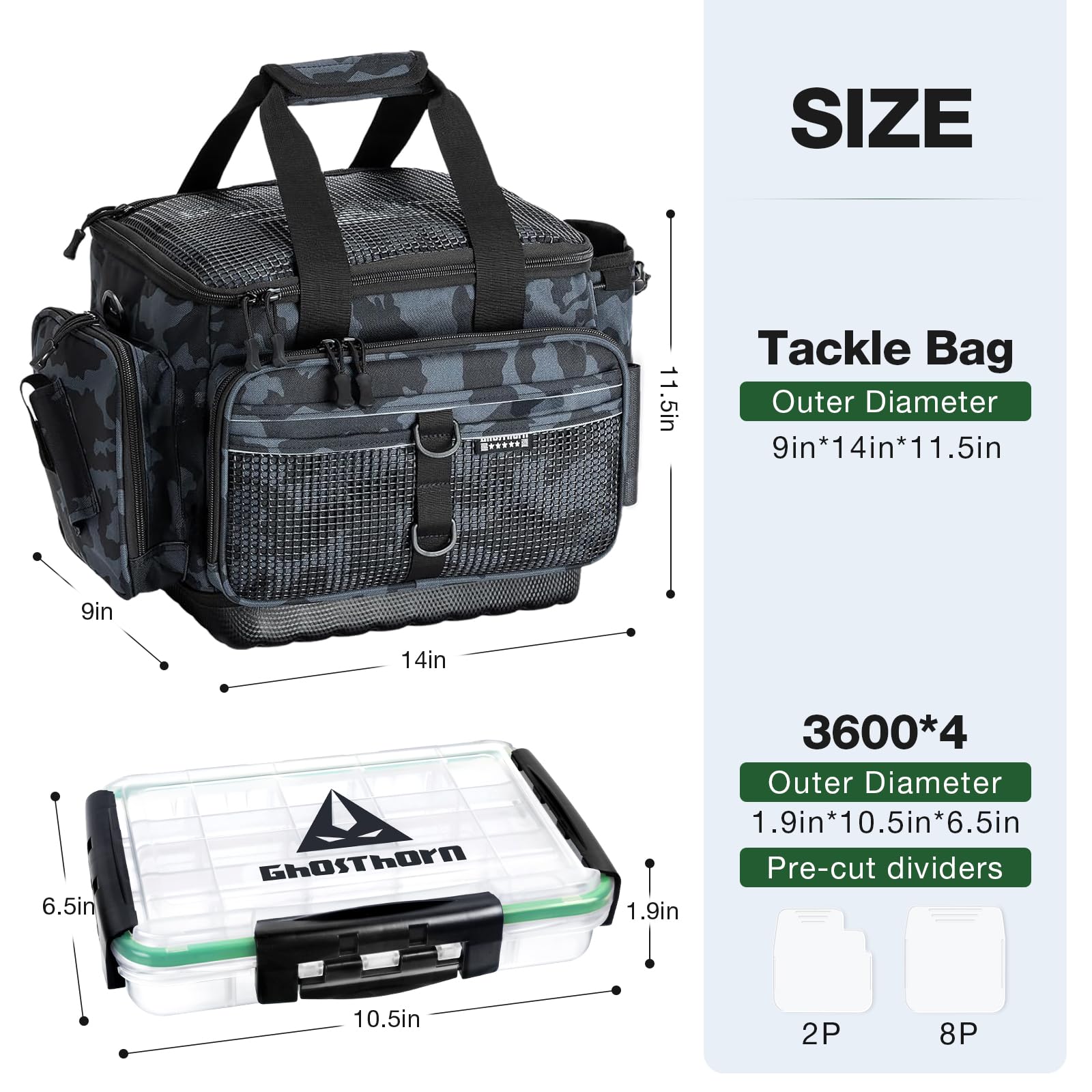 Ghosthorn durable water-resistant nylon withstands sun and weather