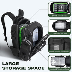 Ghosthorn fishing backpack padded back delivers comfortable all-day carry.