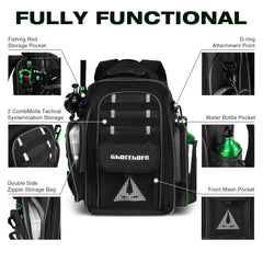 Ghosthorn fishing backpack rod holders keep gear ready on the water.