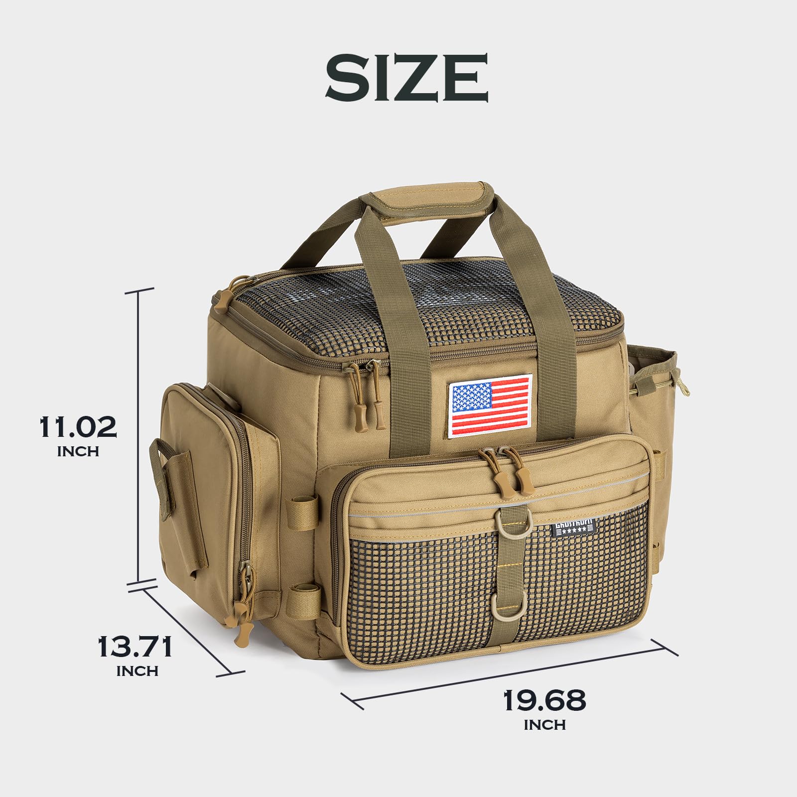 Ghosthorn adjustable strap and padded handle reduce fatigue on trips.