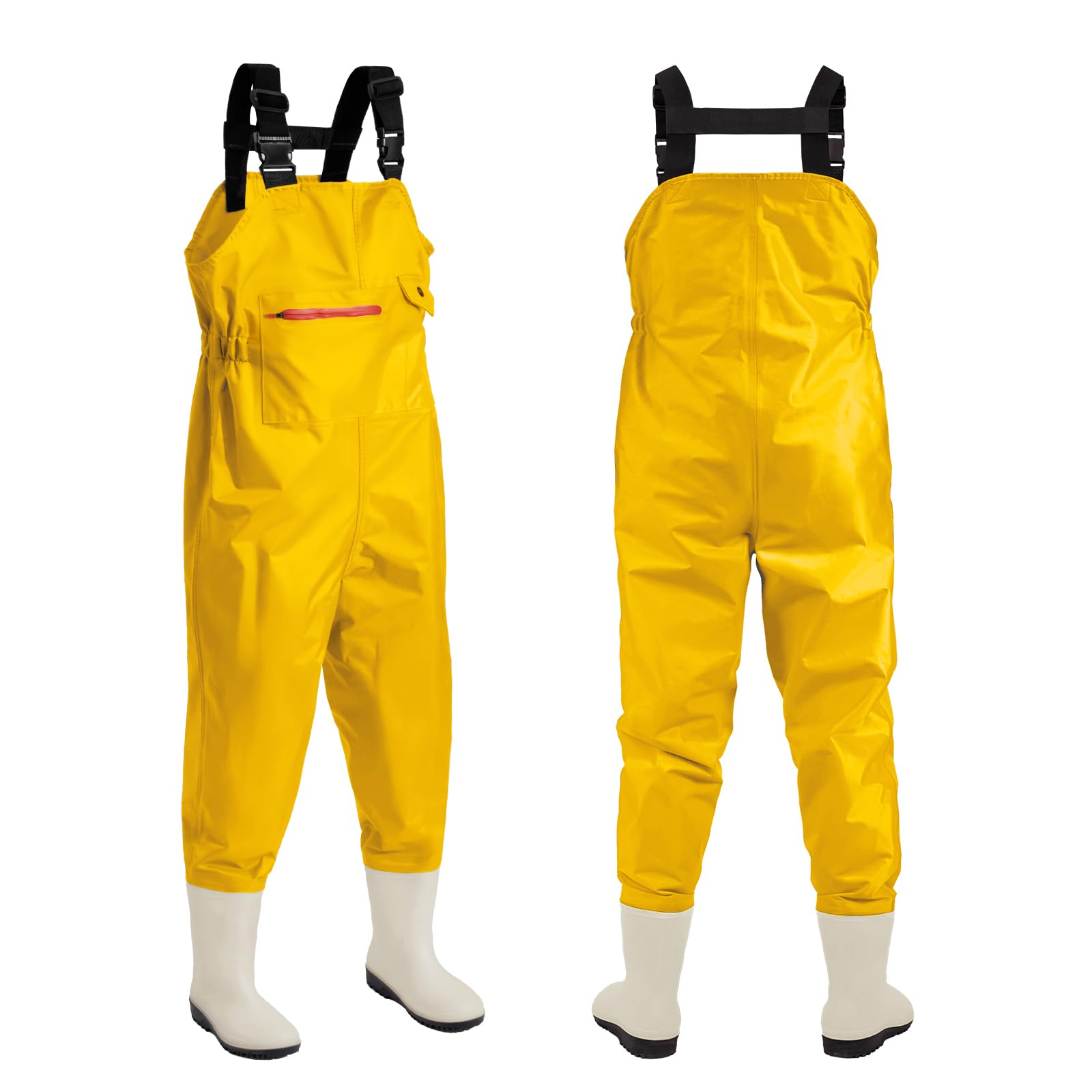 Ghosthorn kids chest waders inner seams close-up showing comfort