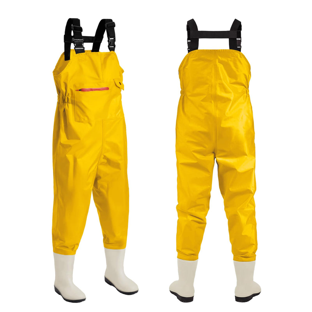 Ghosthorn kids chest waders inner seams close-up showing comfort