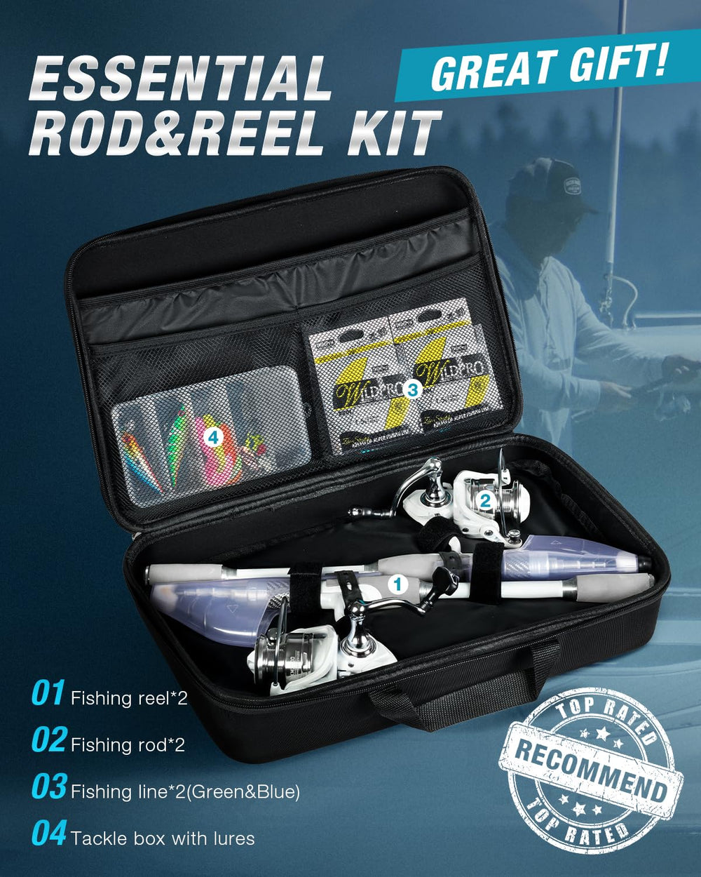Ghosthorn portable fishing kit for on-the-go trips.