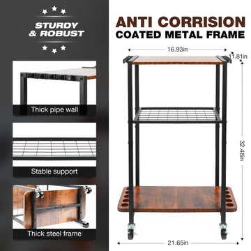 Ghosthorn rod holder side profile highlights sturdy steel construction for durable gear.