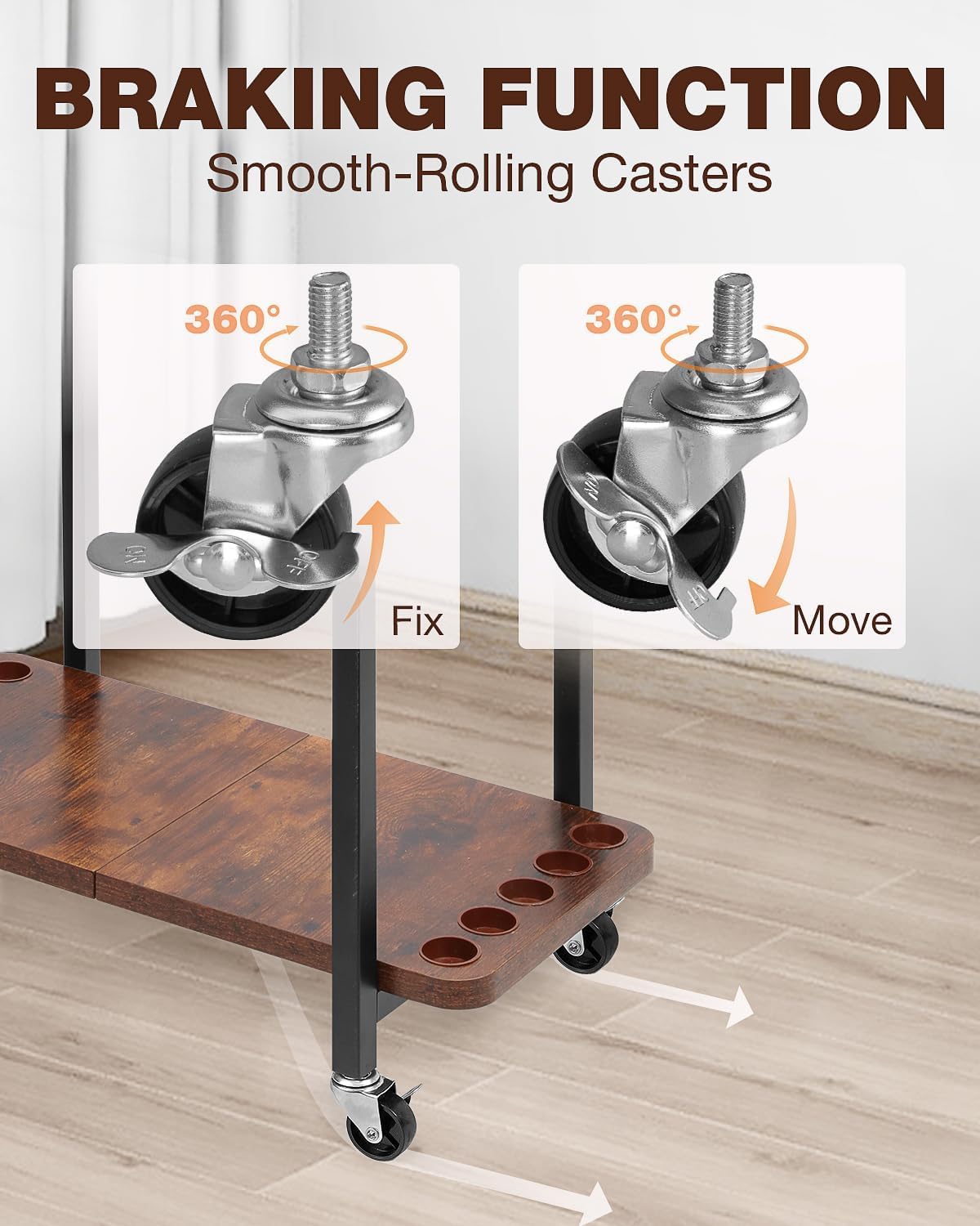 Rod holder securely accommodates up to 10 rods or combos