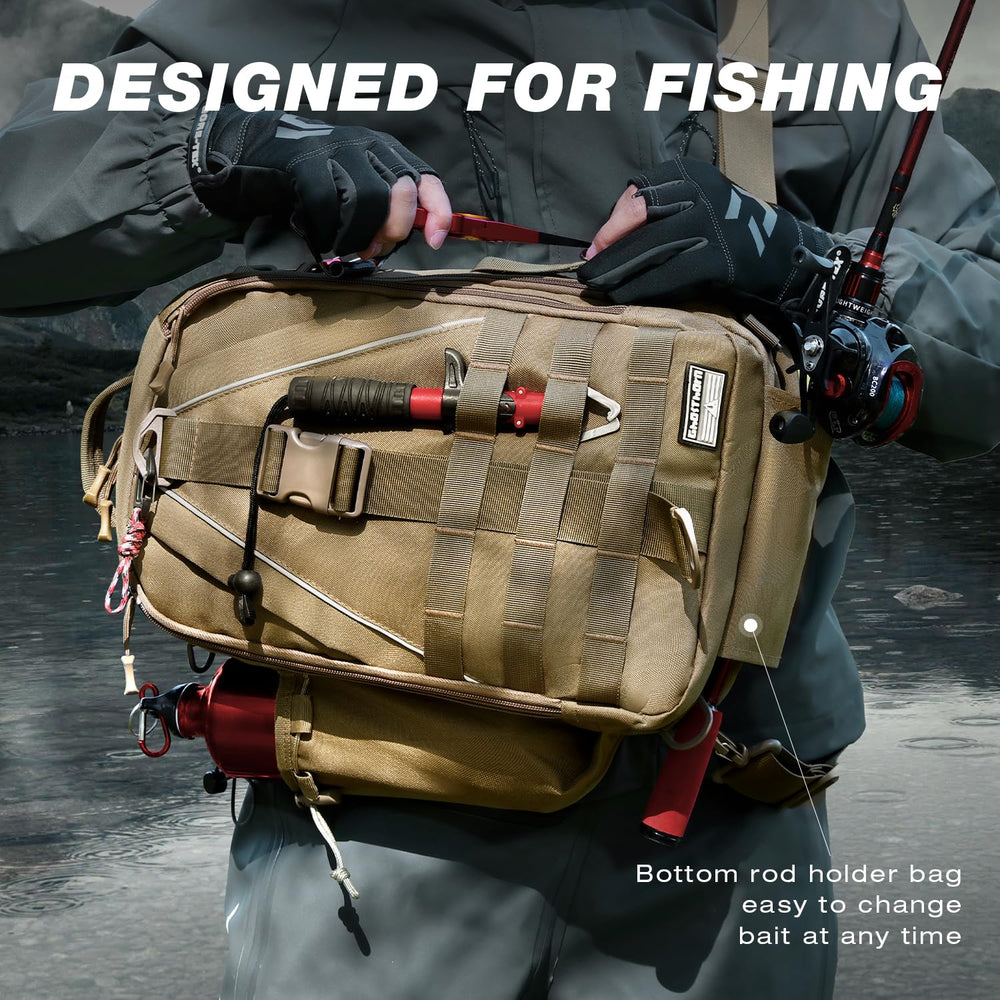 Ghosthorn side pockets fit water bottles and keys for daily trips.