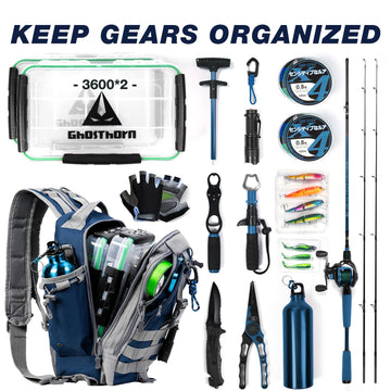 Ghosthorn side rod belts and bottom belt secure gear.