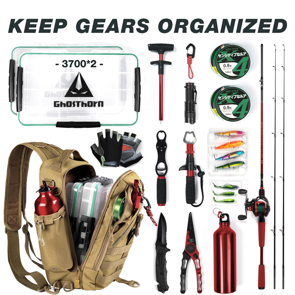 Ghosthorn waterproof nylon bag stands up to saltwater and freshwater adventures.