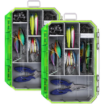 Ghosthorn waterproof tackle box 3600 tray keeps small parts secure and organized for easy access.