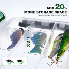 Ghosthorn waterproof tackle box seal protects gear in rain and splashes.