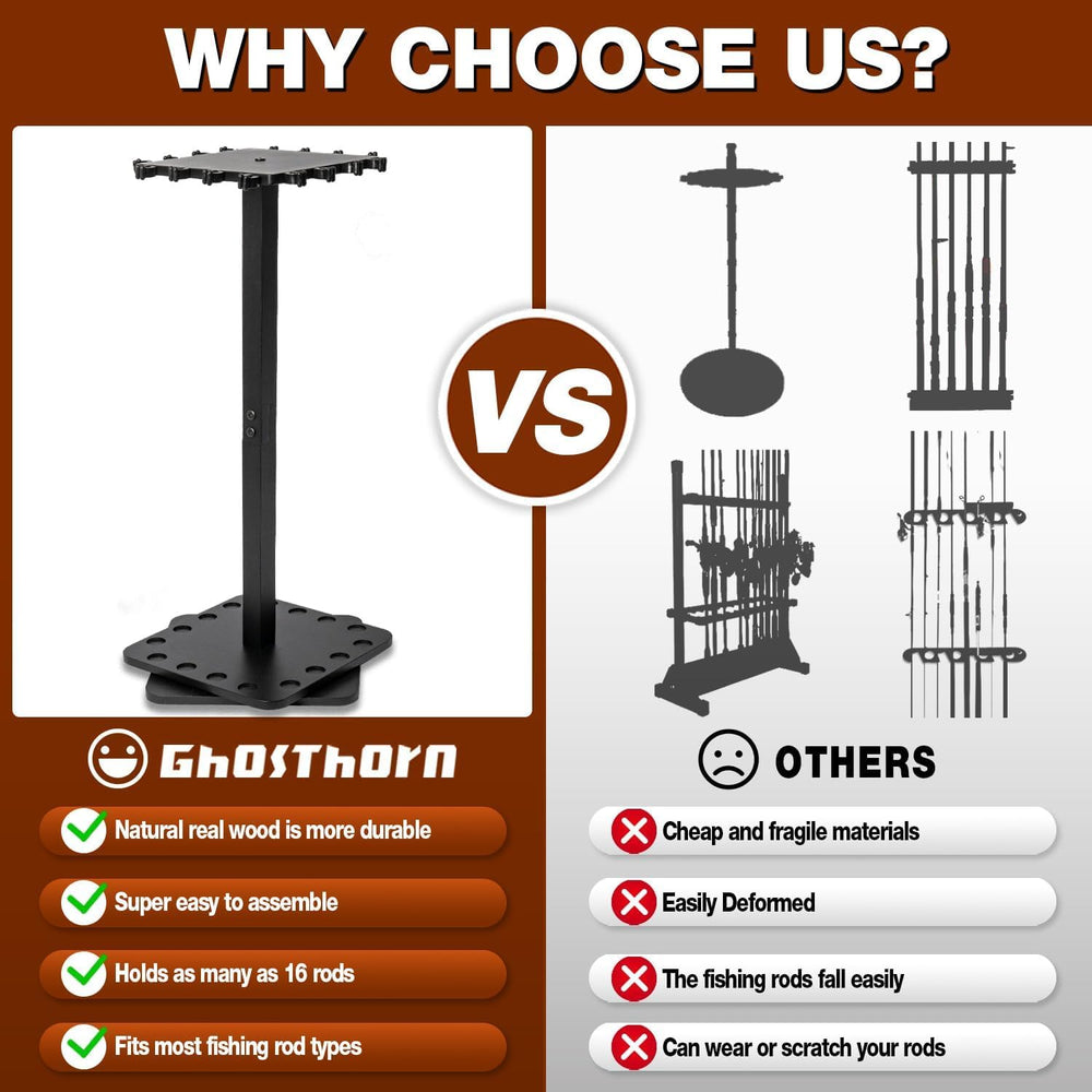 Neutral, natural wood finish suitable for home, garage, or shop display