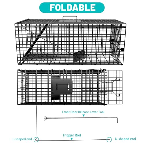 GHYKL Live Trap rear door design shown for safe, humane release