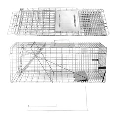 GHYKL live-trap-side-view demonstrates spacious 31x11x12 dimensions for versatile species.