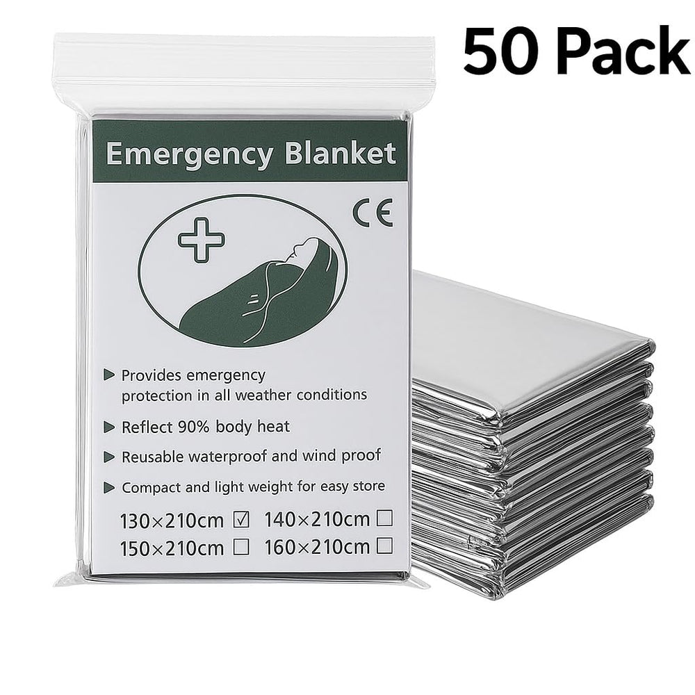 GIANT PANDA TRADING individually wrapped blanket pouch for quick, clean emergency deployment.