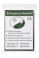 GIANT PANDA TRADING thermal mylar blanket compact fold fits in bags and backpacks.