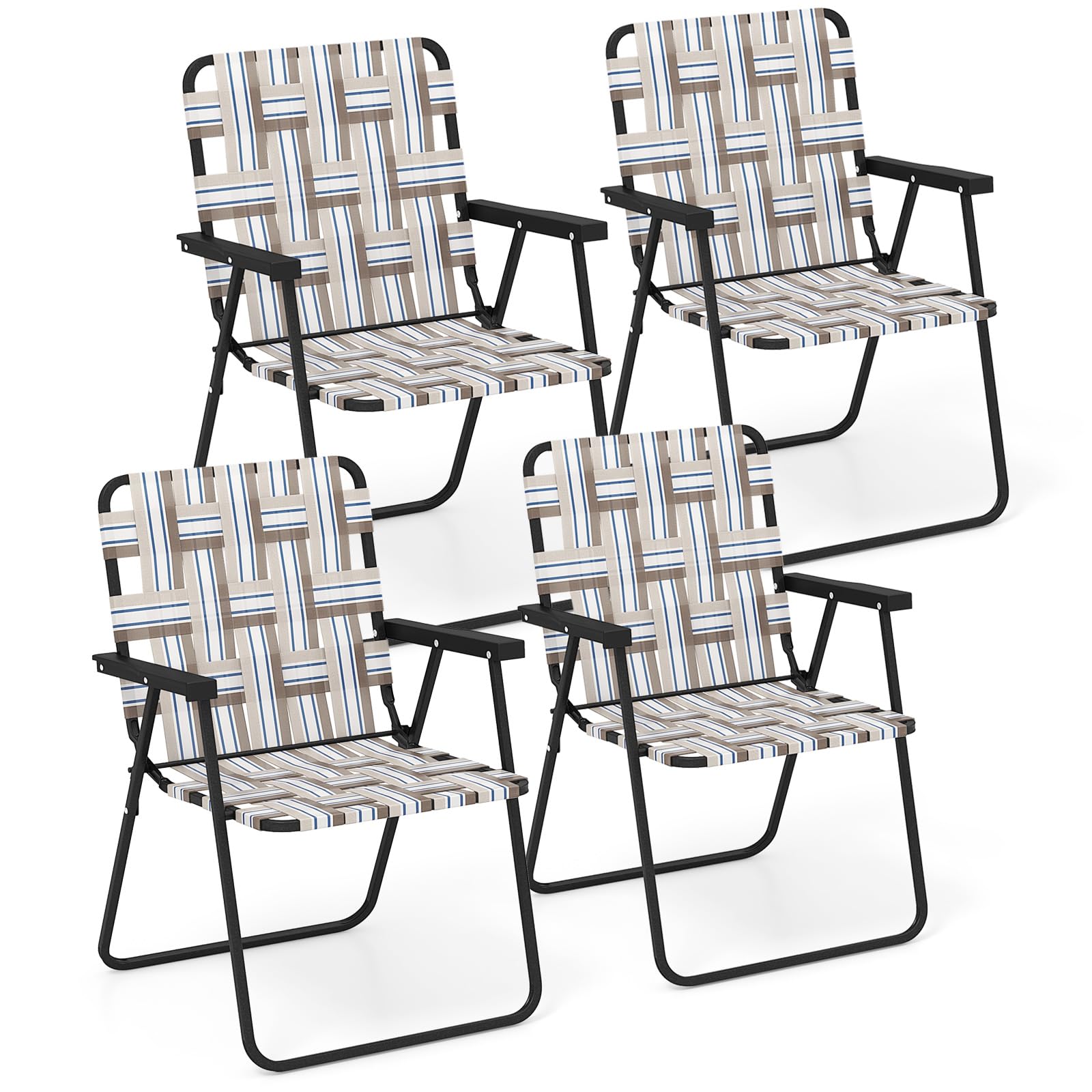 Giantex folding director chair for outdoor comfort.