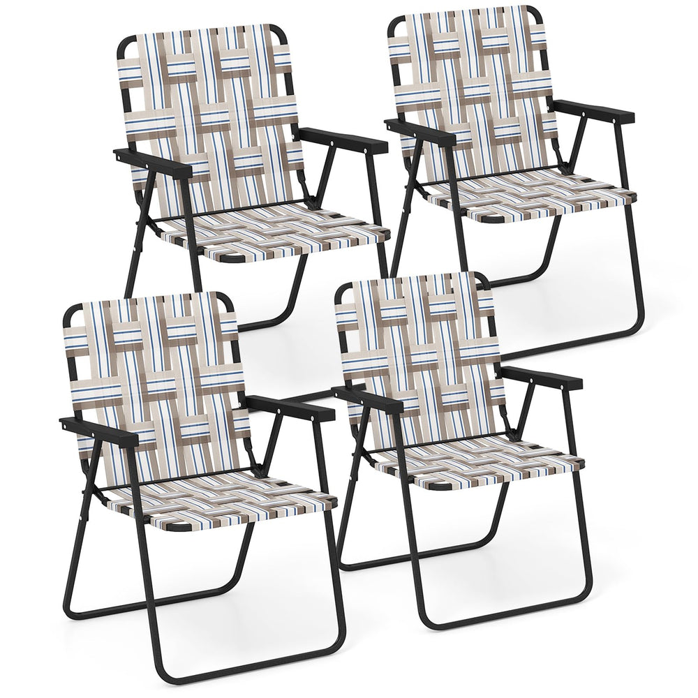 Giantex folding director chair for outdoor comfort.