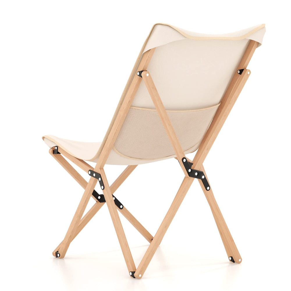Giantex carrying bag keeps the chair compact for transport and storage
