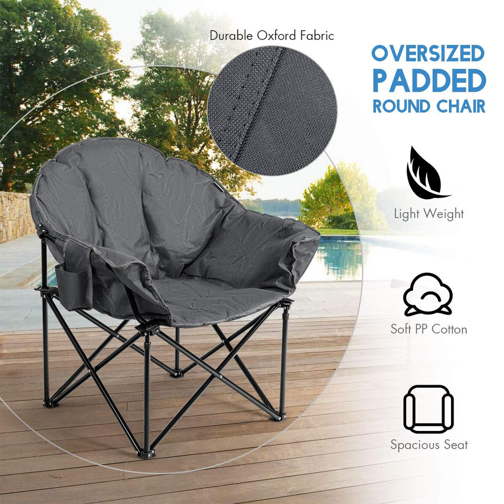 Giantex side cup holder with mesh bottom provides quick access