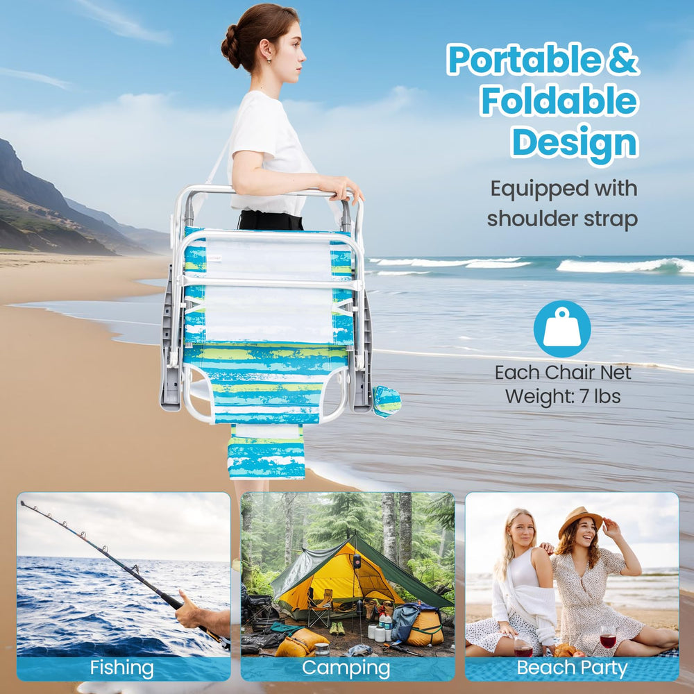 Giantex chair towel bar for drying towels after swimming.