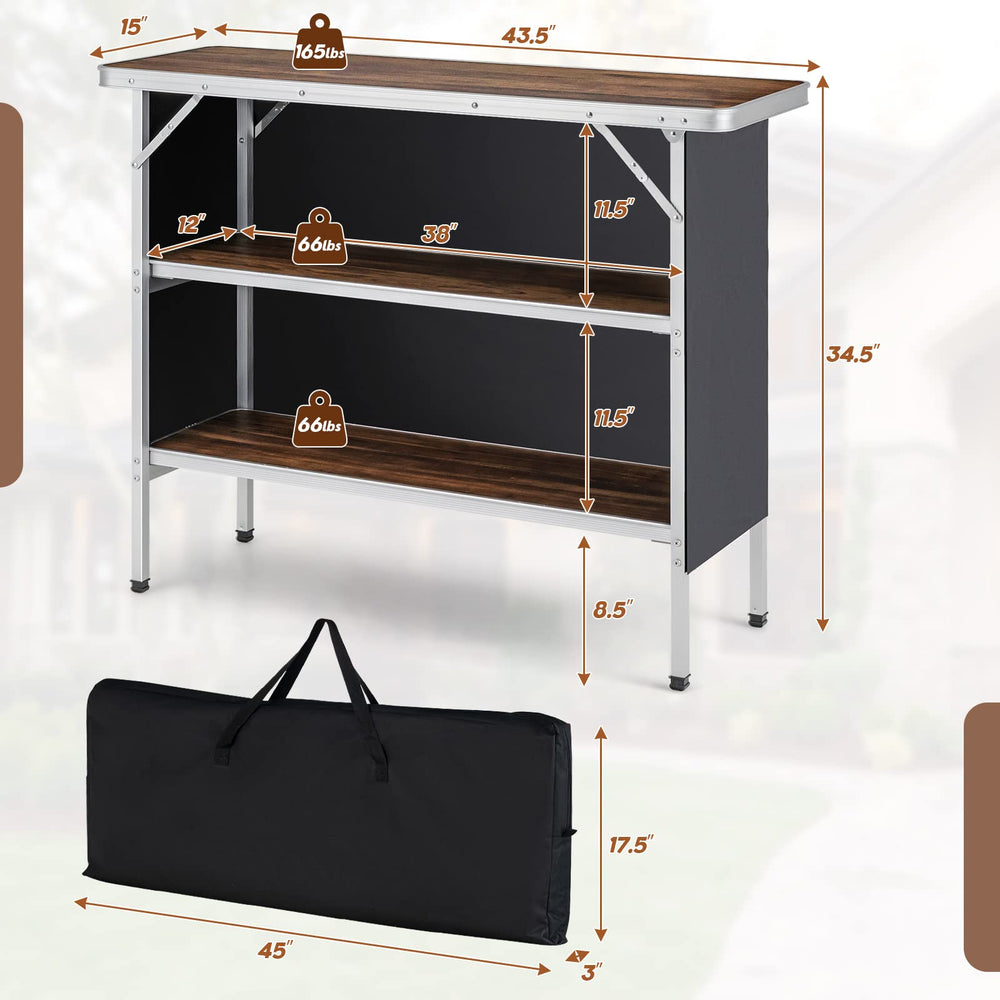 Giantex folding design highlights compact storage for transport