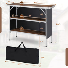 Giantex folding design highlights compact storage for transport