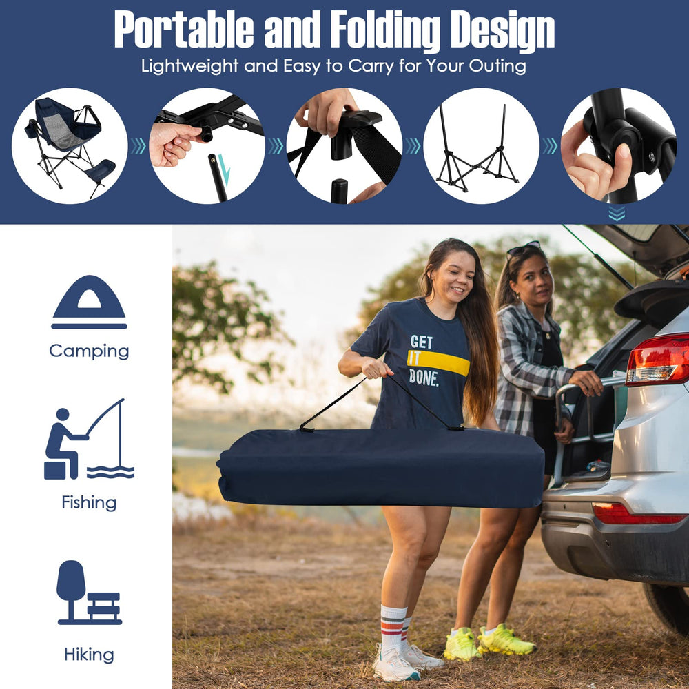 Giantex stable frame with non-slip feet for reliable outdoor stability.