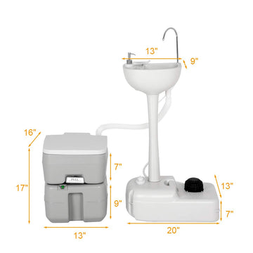 Giantex waste level indicator helps track when to empty.
