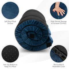 Giantex non-slip bottom keeps the sleeping pad in place on uneven surfaces.