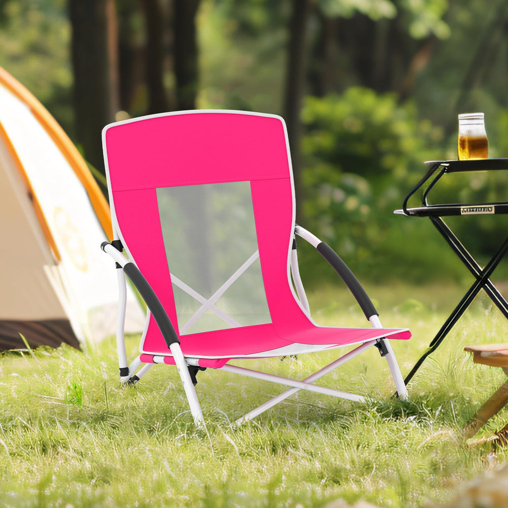 Giantex pink ergonomic backrest at 94-deg enhances comfortable lounging