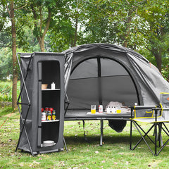 Giantex pop-up cupboard with carry bag for portable storage