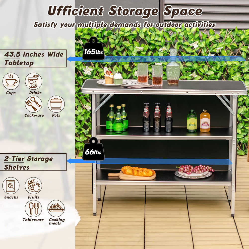 Giantex waterproof Oxford cloth cover protecting shelves and contents.