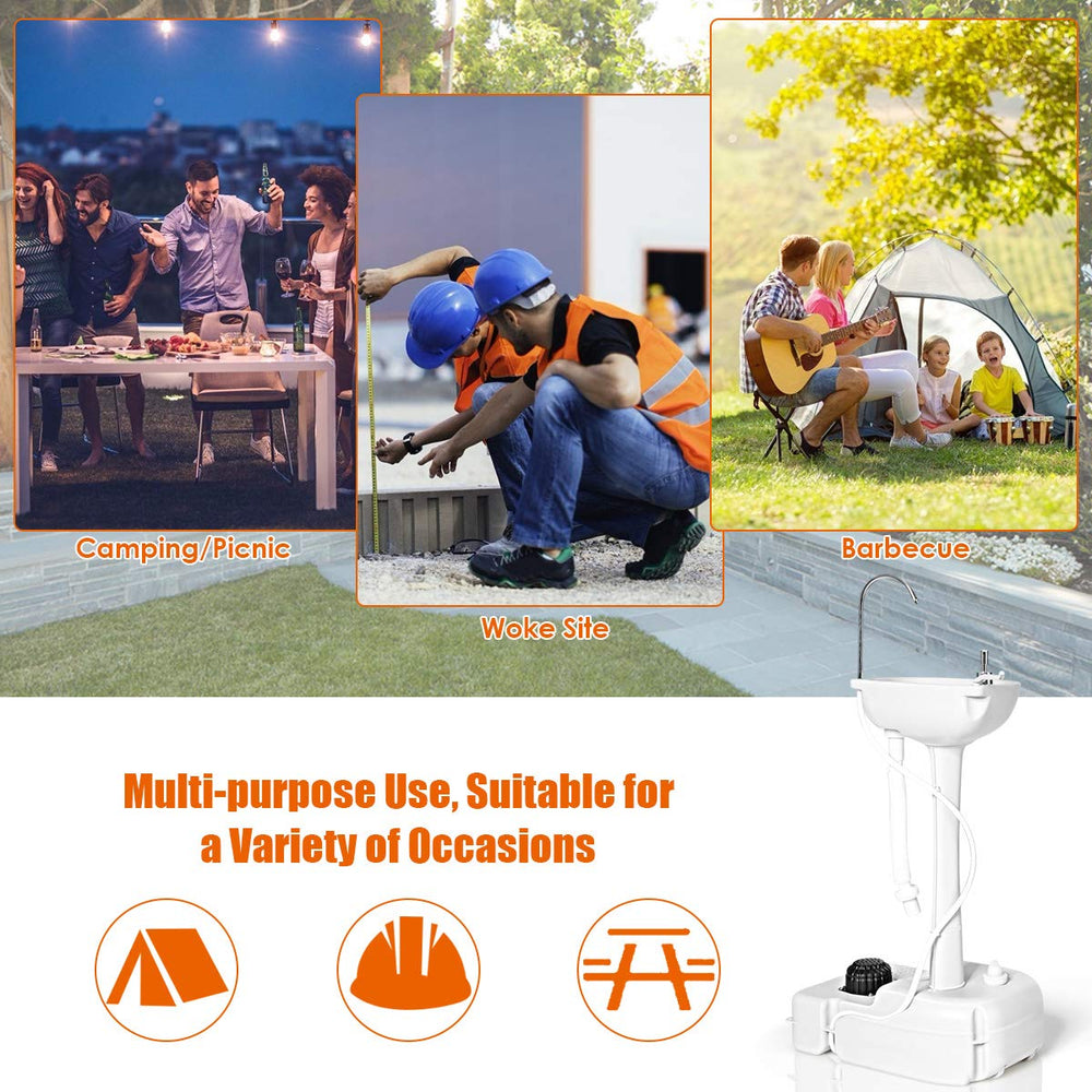 Giantex base assembly enables quick, tool-free setup.