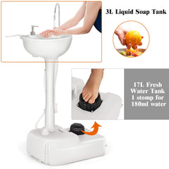 Giantex towel holder keeps towels within reach after washing.
