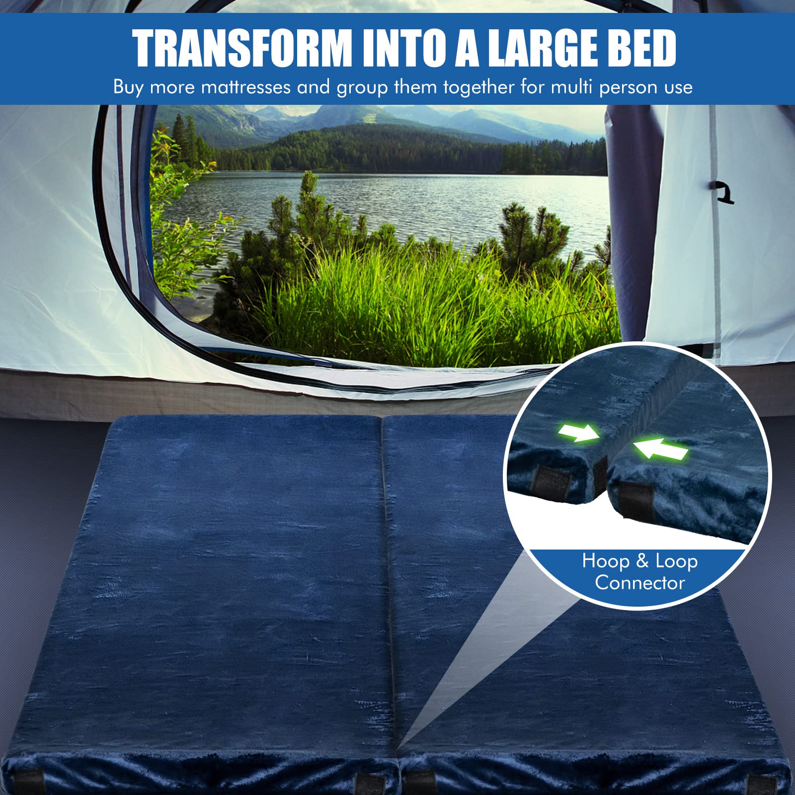 Giantex waterproof cover simplifies cleaning after outdoor adventures.