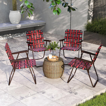 Giantex chair supports up to 330 lbs with sturdy construction