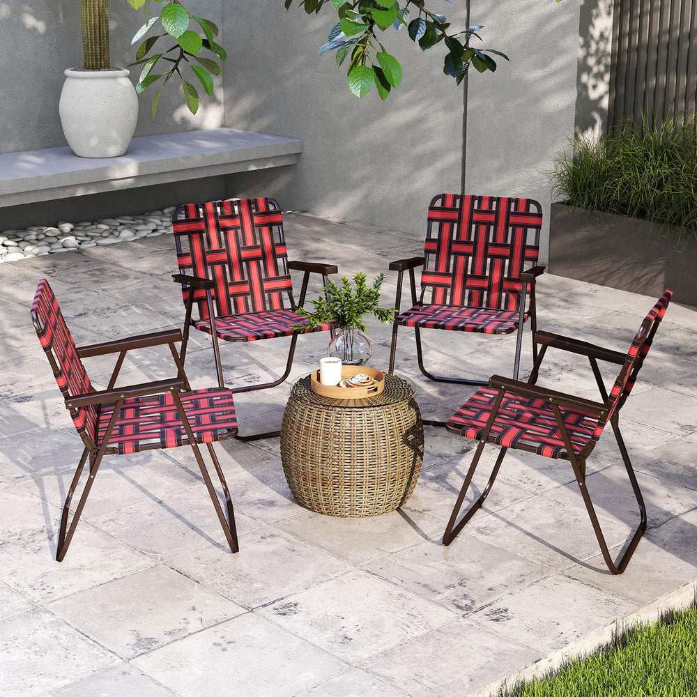 Giantex chair supports up to 330 lbs with sturdy construction
