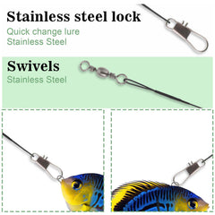Size variety of Giantree leaders: 4in, 6in, 8in, 10in, 12in (10 pcs each).