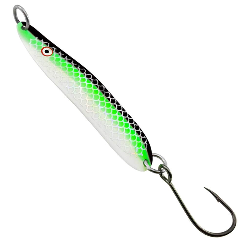 Gibbs Delta Skinny G Spoon Trap Shack side view highlighting slim profile for quick retrieves