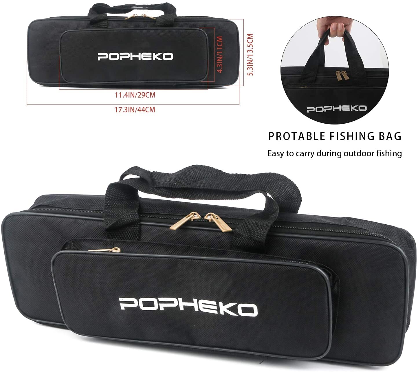 Gift-ready fishing kit for beginners, youth and kids