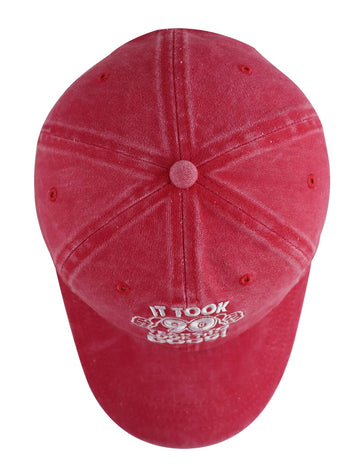 Gift-ready 90th birthday cap for dad mom grandpa grandma