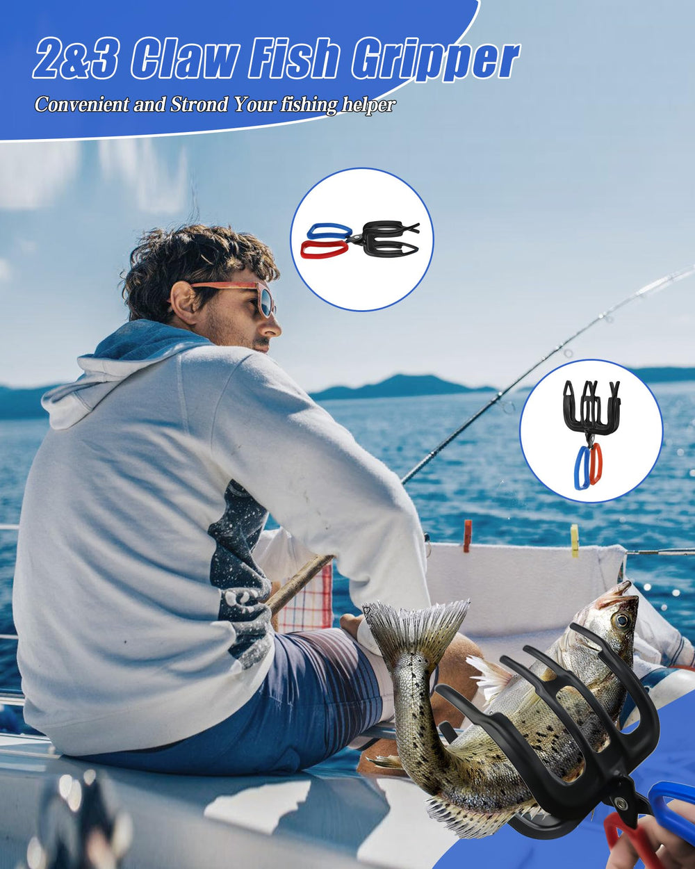 Gift-ready packaging for the fish gripper set