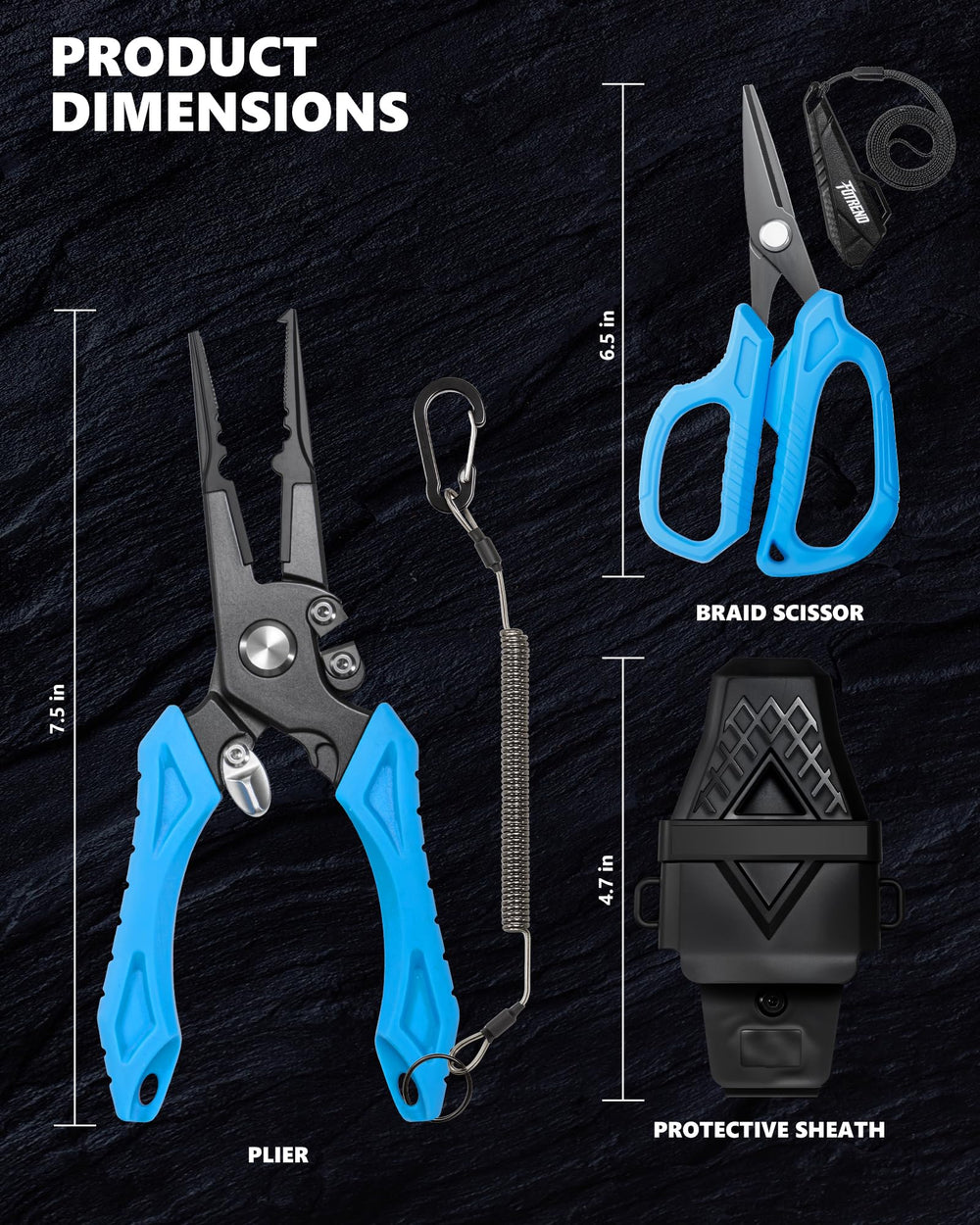 Gift packaging for men’s fishing tools