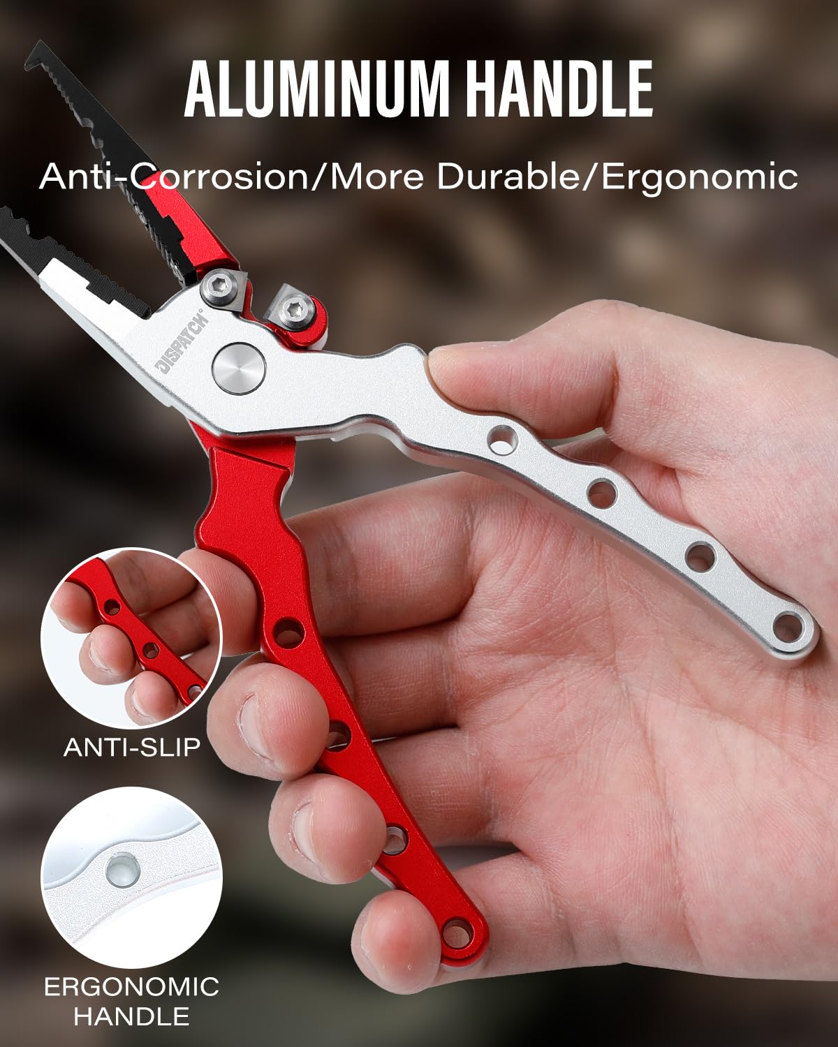 Gift-ready compact fishing pliers for men