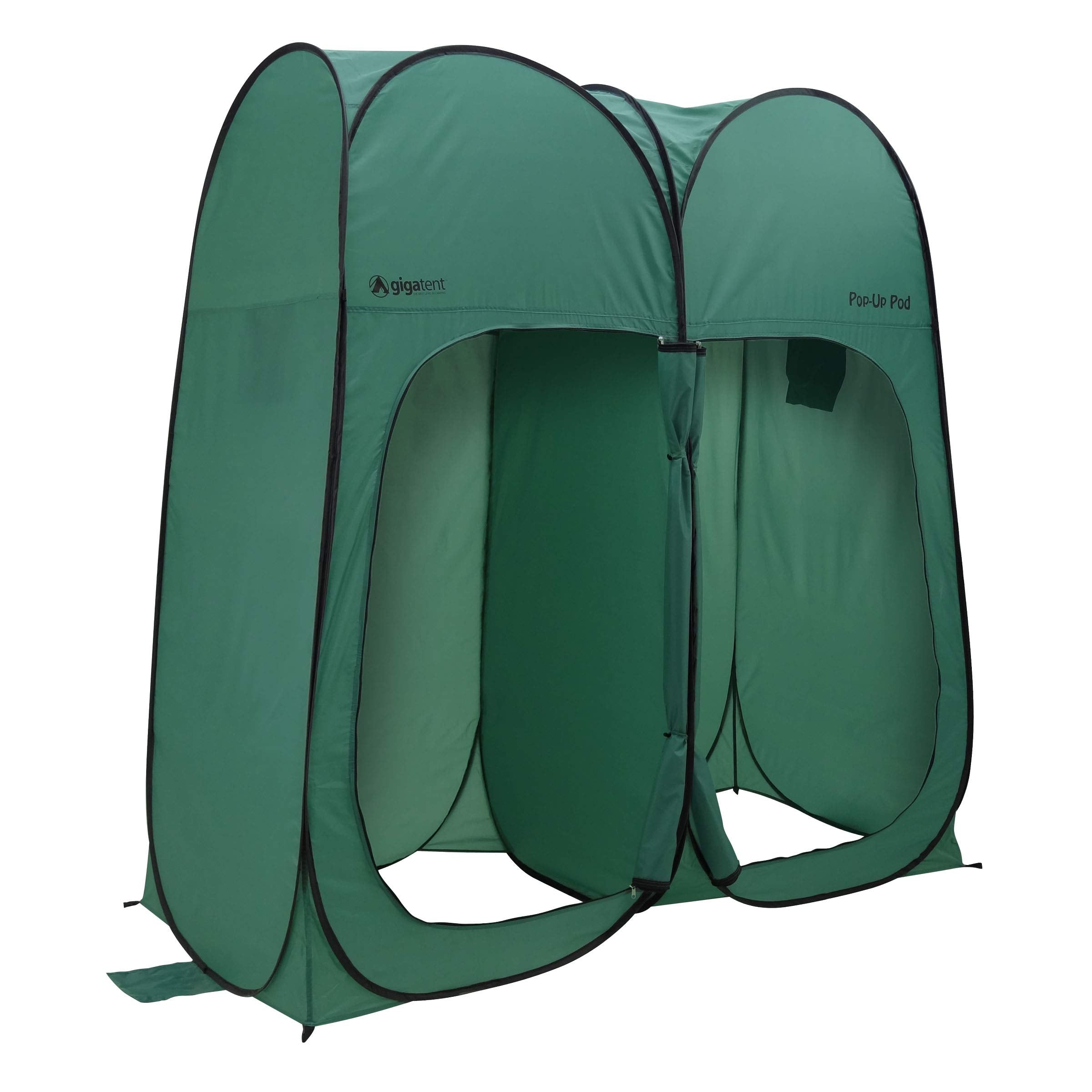 GigaTent Two Room Pod pop up setup enables quick shelter anywhere.
