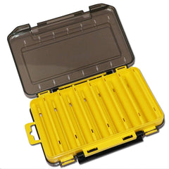 Open view showing 12/14 compartments inside the lure box