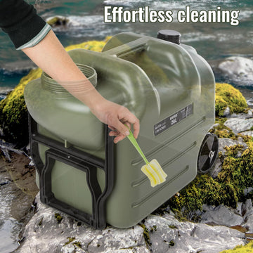 GIGYES durable HDPE construction resists dents during rugged outdoor use