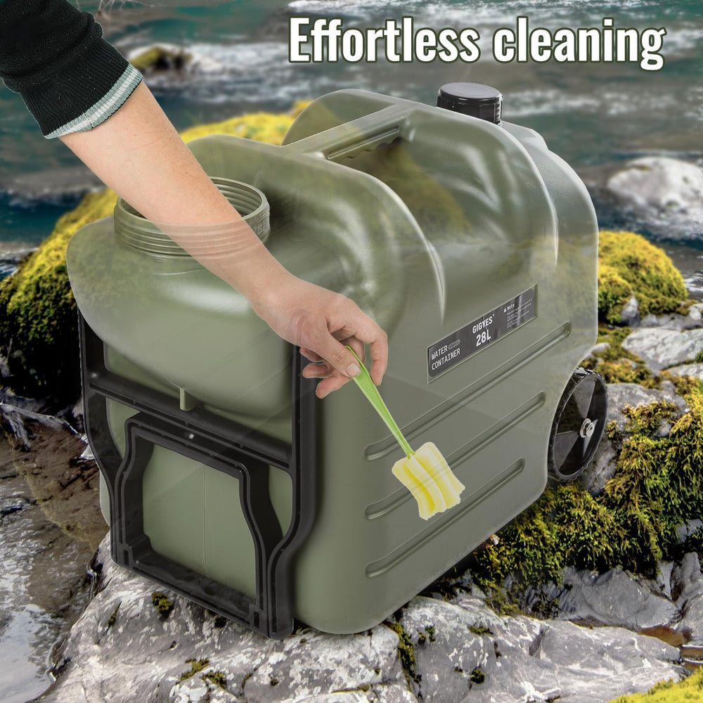 GIGYES durable HDPE construction resists dents during rugged outdoor use