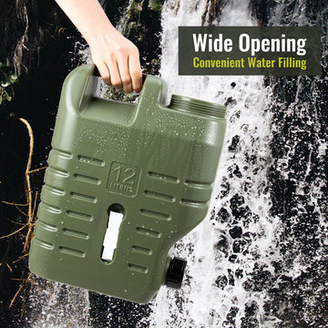 GIGYES large opening enables easy filling and thorough cleaning after adventures.