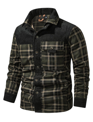 Gihuo shacket styled with jeans for urban casual look